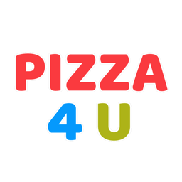 Pizza 4 U logo.